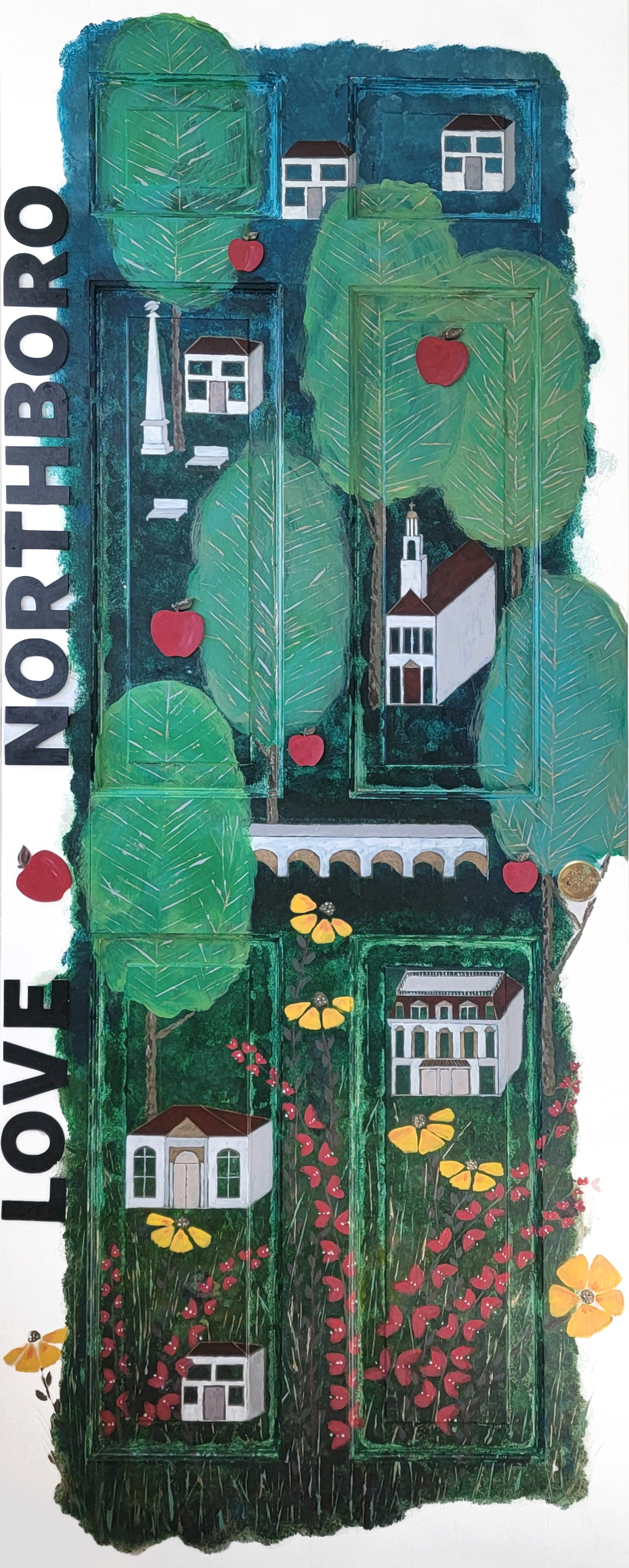 Painted Door by DOORS Artist Lori Tiron-Pandit