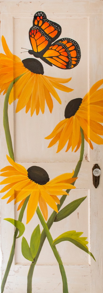 Painted Door by DOORS Artist Nicole Nolan