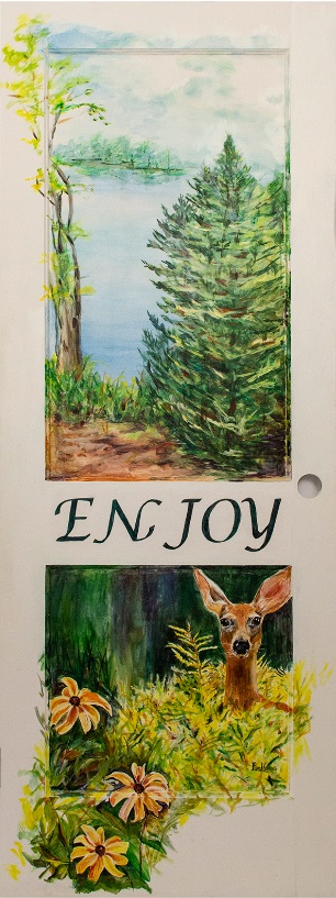 Painted Door by DOORS Artist Pam Haynes