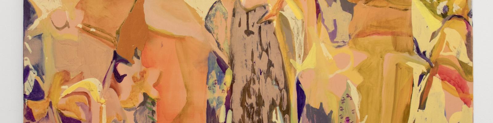 "Indistinct Chatter" by Elizabeth King Painting