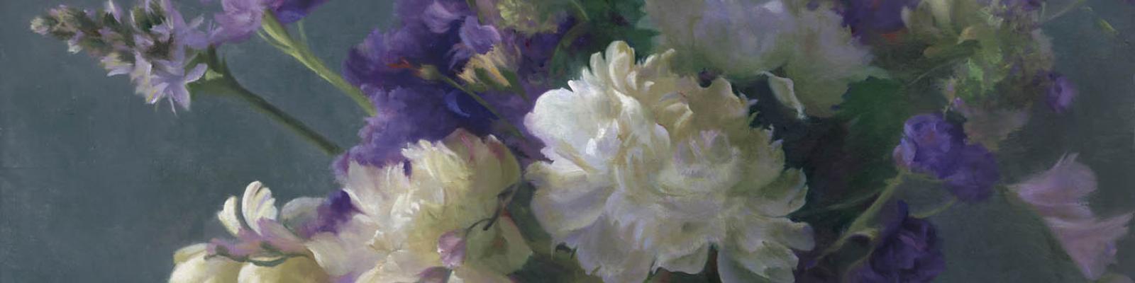 Jean Lightman Painting Painting of flowers in a vase