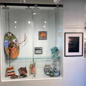 Earth Month Exhibition 2022 Photo - Art in Display case