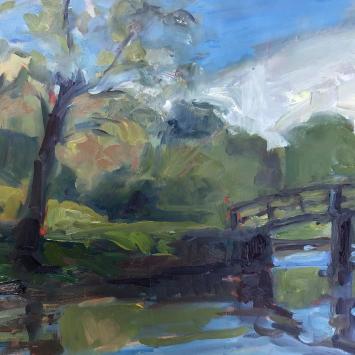 Old North Bridge - by Lois Andersen