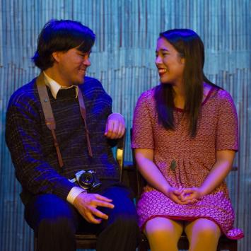 Rehearsal photo from The Joy Luck Club
