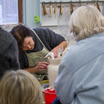 Ceramics class