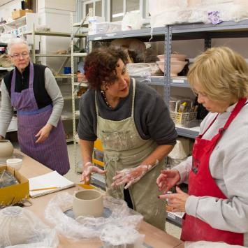 Ceramics class